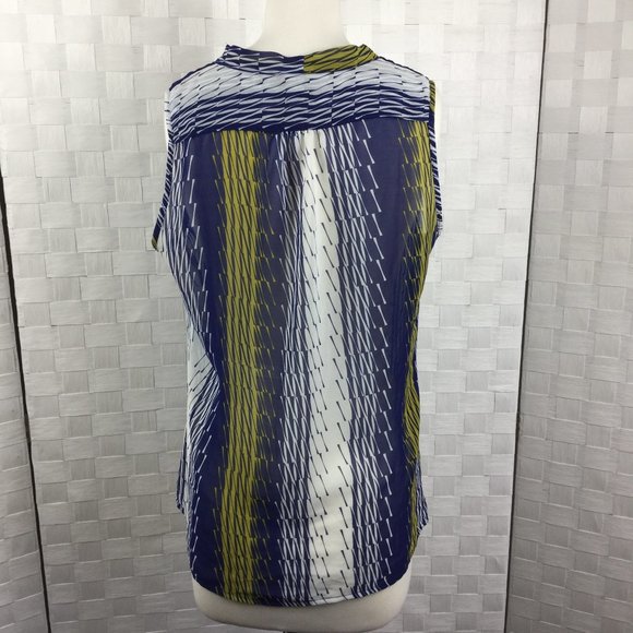 Banana Republic Sheer Tank top, Med,  tie at neck - Picture 2 of 5